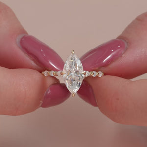 The Lindsey - Engagement Ring Made in Yellow Gold