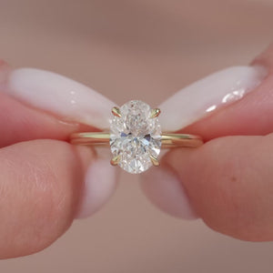 The Luna - Engagement Ring Made in Yellow Gold