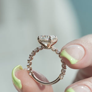 The Adelle - Engagement Ring Made in Rose Gold