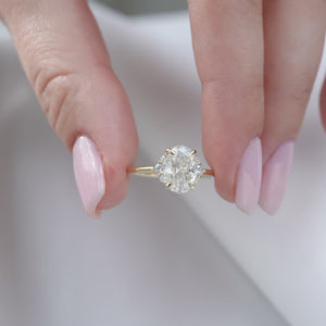 The Victoria - Engagement Ring Made in Yellow Gold