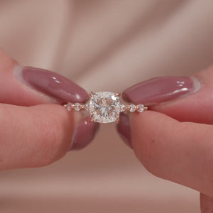 The Lindsey - Engagement Ring Made in Rose Gold