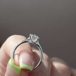 The Lexie - Engagement Ring Made in White Gold