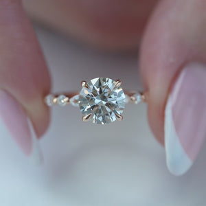 The Lindsey - Engagement Ring Made in Rose Gold