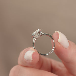 The Miley - Engagement Ring Made in White Gold