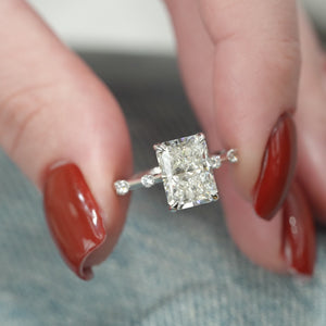 The Serena - Engagement Ring Made in White Gold