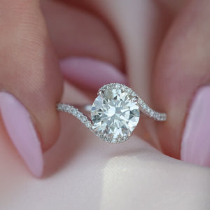 The Skyler - Engagement Ring Made in White Gold
