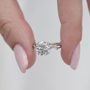The Twig - Engagement Ring Made in White Gold