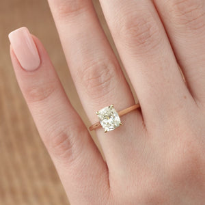 The Natalie - Engagement Ring Made in Yellow Gold