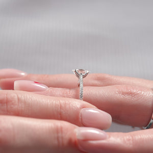 The Pave Madison - Engagement Ring Made in White Gold
