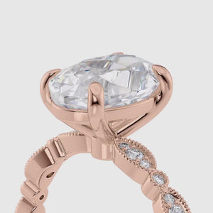 The Jasmine - Engagement Ring Made in Rose Gold