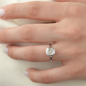 The Charlotte - Engagement Ring Made in White Gold