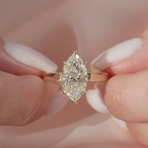 The Eleanor - Engagement Ring Made in Yellow Gold