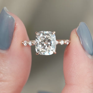 The Lindsey - Engagement Ring Made in Rose Gold