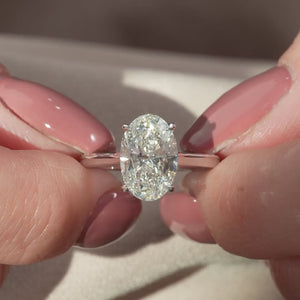 The Natalie - Engagement Ring Made in White Gold