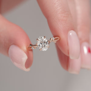 The Twig - Engagement Ring Made in Rose Gold