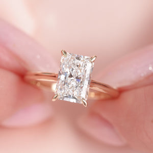 The Natalie - Engagement Ring Made in Yellow Gold