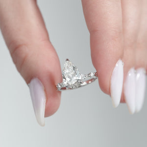 The Lindsey - Engagement Ring Made in White Gold