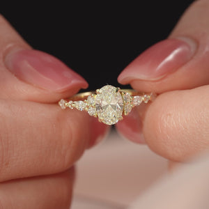 The Kristen - Engagement Ring Made in Yellow Gold