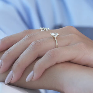 The Lexie - Engagement Ring Made in White Gold