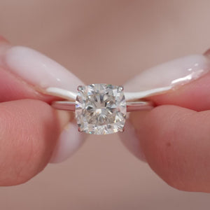 The Natalie - Engagement Ring Made in White Gold
