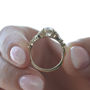 The Kristen - Engagement Ring Made in Yellow Gold