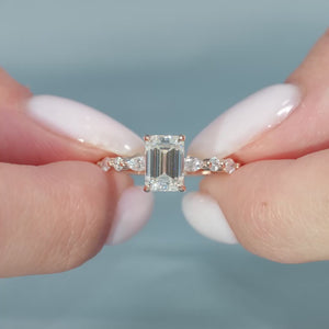 The Lindsey - Engagement Ring Made in Rose Gold