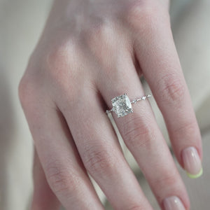 The Penelope - Engagement Ring Made in White Gold
