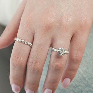The Sofia - Engagement Ring Made in White Gold