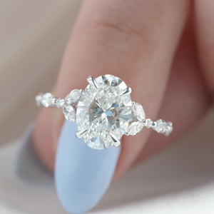 The Chelsea - Engagement Ring Made in White Gold