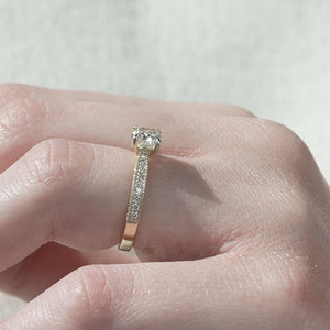 The Catherine - Engagement Ring Made in Yellow Gold