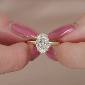 The Lily - Engagement Ring Made in Yellow Gold