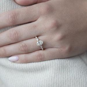 The Lindsey - Engagement Ring Made in Yellow Gold