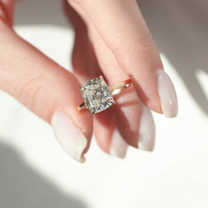 The Natalie - Engagement Ring Made in Rose Gold