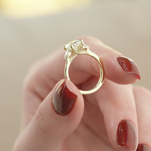The Megan - Engagement Ring Made in Yellow Gold