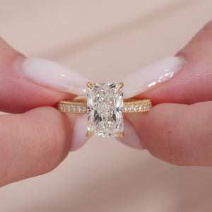 The Catherine - Engagement Ring Made in Yellow Gold