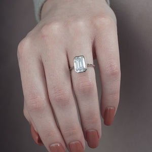 The Charlotte - Engagement Ring Made in White Gold