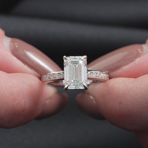 The Cameron - Engagement Ring Made in White Gold