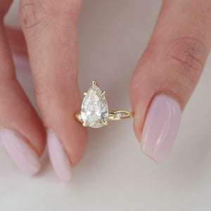 The Twig - Engagement Ring Made in Yellow Gold