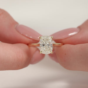 The Natalie - Engagement Ring Made in Yellow Gold