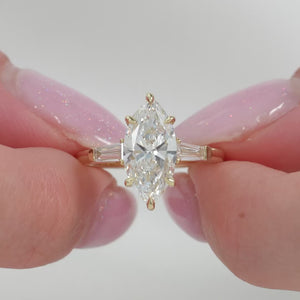 The Liv - Engagement Ring Made in Yellow Gold