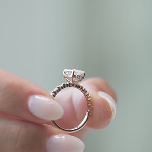 The Khloe - Engagement Ring Made in Rose Gold
