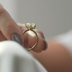 The Sarah - Engagement Ring Made in Yellow Gold