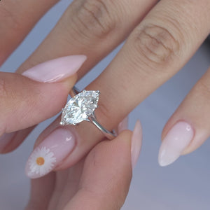 The Lexie - Engagement Ring Made in White Gold