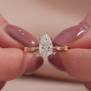 The Serena - Engagement Ring Made in Yellow Gold
