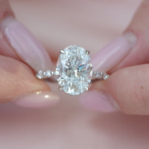 The Lindsey - Engagement Ring Made in White Gold