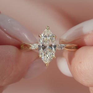 The Kelsey - Engagement Ring Made in Yellow Gold