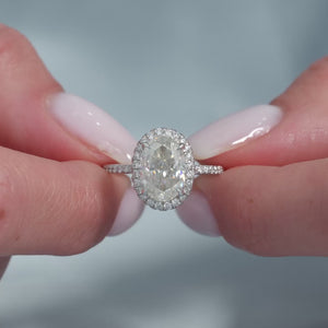 The Lenny - Engagement Ring Made in White Gold