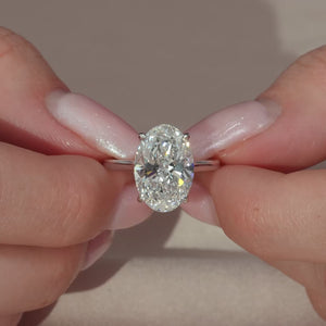 The Natalie - Engagement Ring Made in White Gold