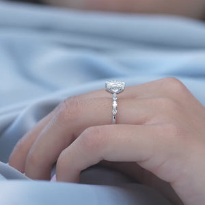 The Lindsey - Engagement Ring Made in White Gold
