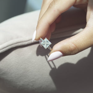 The Alison - Engagement Ring Made in White Gold